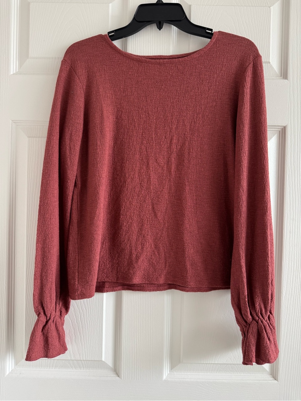 Madewell Long Sleeve Textured Top